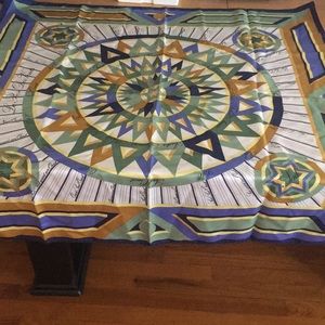 Hermès Genuine Vintage Compass Scarf